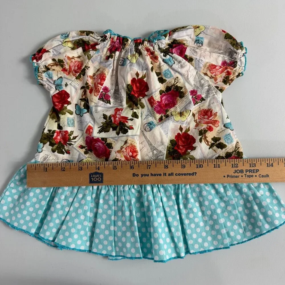 Elizabeth & Me Made In Alabama Baby Girls Vintage Inspired Dress Size 6 Months